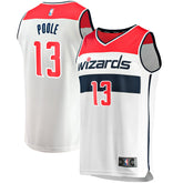 Fanatics - Jordan Poole Washington Wizards Youth Fast Break Player Jersey - Association Edition - White