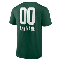 Green Bay Packers Personalized Name & Number Team Wordmark T-Shirt Green - NFL