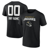 Jacksonville Jaguars Personalized Name & Number Team Wordmark T-Shirt Black - NFL