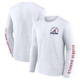 Atlanta Braves Fanatics Press Box Long Sleeve T-Shirt for sale