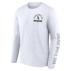 Chicago White Sox Fanatics Press Box Long Sleeve T-Shirt Clearance