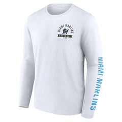 Miami Marlins Fanatics Press Box Long Sleeve T-Shirt for sale
