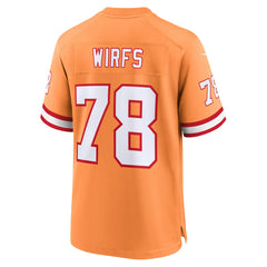 Tristan Wirfs Tampa Bay Buccaneers Alternate Game Jersey Orange - Nike