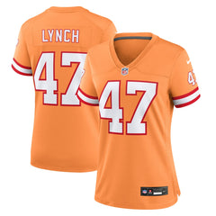 John Lynch Tampa Bay Buccaneers Women's Throwback Game Jersey Orange - Nike