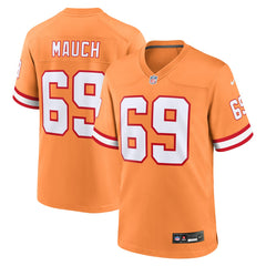 Cody Mauch Tampa Bay Buccaneers Alternate Game Jersey Orange - Nike