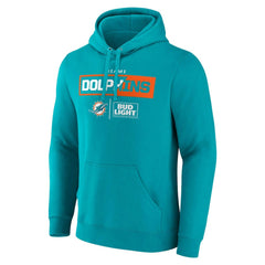 Miami Dolphins NFL x Bud Light Pullover Hoodie Aqua - NFL
