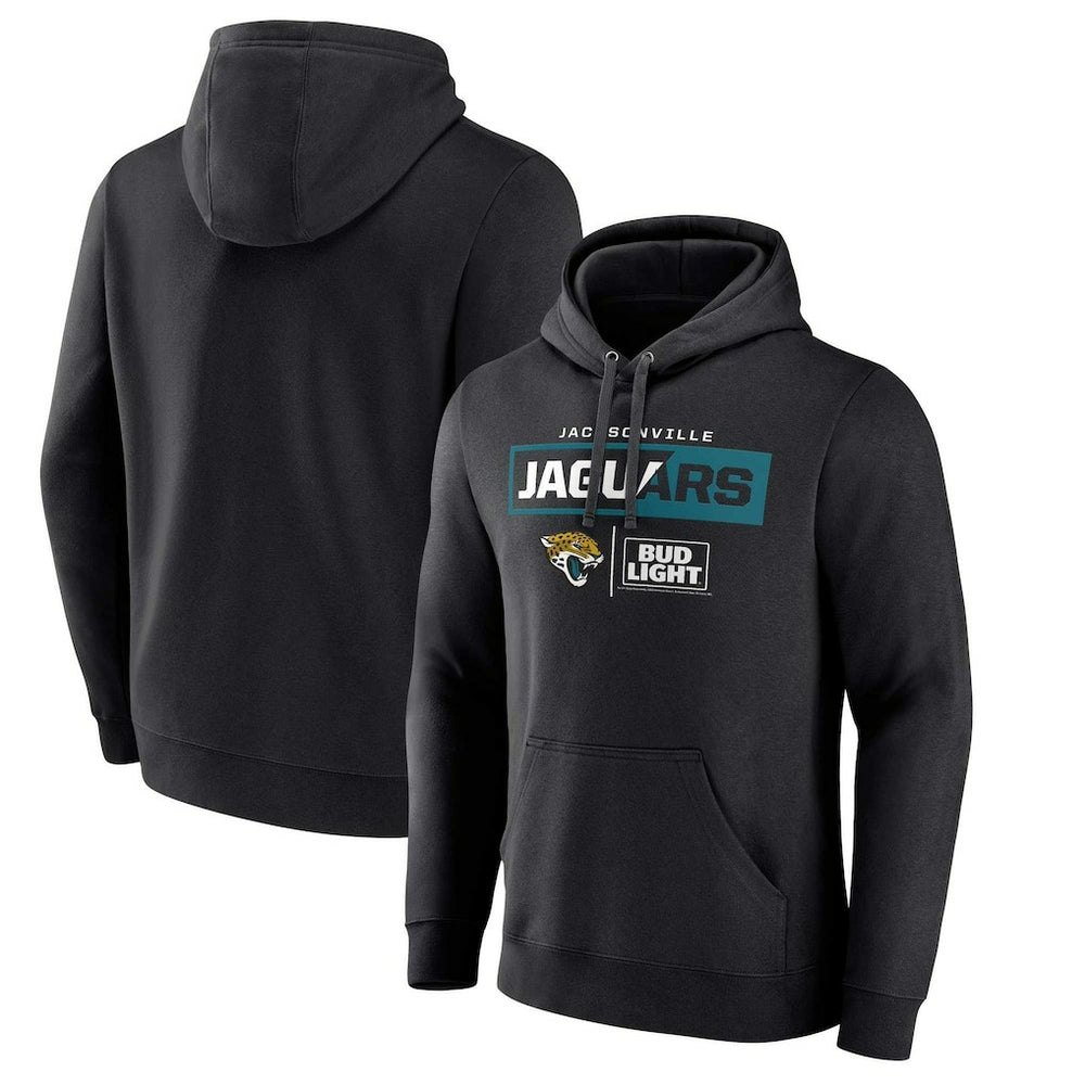 Jacksonville Jaguars NFL x Bud Light Pullover Hoodie Black - NFL