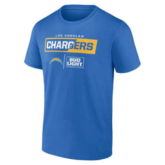Los Angeles Chargers NFL x Bud Light T-Shirt Blue - NFL