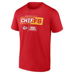Kansas City Chiefs NFL x Bud Light T-Shirt Red - NFL