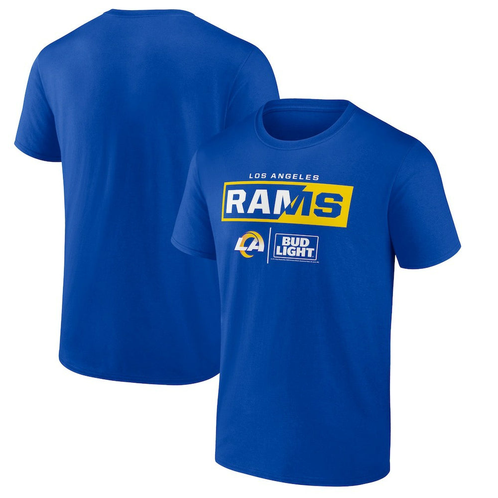 Los Angeles Rams NFL x Bud Light T-Shirt Royal - NFL