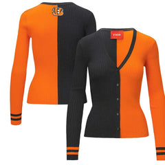 Cincinnati Bengals STAUD Women's Cargo Sweater Black/Orange - NFL