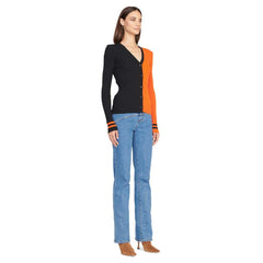 Cincinnati Bengals STAUD Women's Cargo Sweater Black/Orange - NFL
