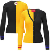 Pittsburgh Steelers STAUD Women's Cargo Sweater Gold/Black - NFL