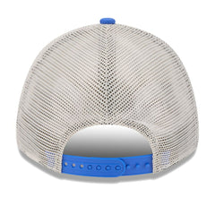 New Era - Dallas Mavericks Throwback Patch Trucker 9FORTY Adjustable Hat - Khaki/Blue