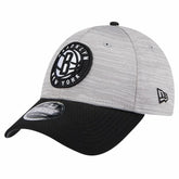 New Era - Brooklyn Nets Active Digi-Tech Two-Tone 9FORTY Adjustable Hat - Heather Gray/Black