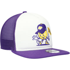 New Era - Los Angeles Lakers Youth Court Sport Mascot 9FIFTY Snapback Hat - White/Purple