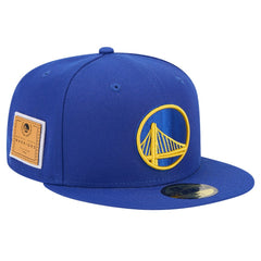 New Era - Golden State Warriors Court Sport Leather Applique 59FIFTY Fitted Hat - Royal