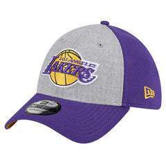 New Era - Los Angeles Lakers Two-Tone 39THIRTY Flex Hat - Heather Gray/Purple