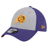 New Era - Phoenix Suns Two-Tone 39THIRTY Flex Hat - Heather Gray/Purple