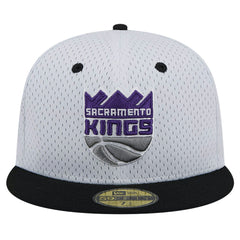 New Era - Sacramento Kings Throwback 2Tone 59FIFTY Fitted Hat - White/Black