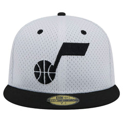 New Era - Utah Jazz Throwback 2Tone 59FIFTY Fitted Hat - White/Black