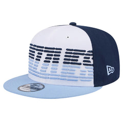 New Era - Memphis Grizzlies Throwback Gradient Tech Font 9FIFTY Snapback Hat - White/Light Blue