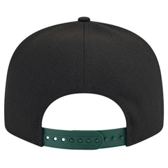 New Era - Milwaukee Bucks Throwback Gradient Tech Font 9FIFTY Snapback Hat - White/Hunter Green
