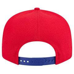 New Era - Philadelphia 76ers Throwback Gradient Tech Font 9FIFTY Snapback Hat - White/Royal