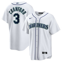 JP Crawford Seattle Mariners Nike Home Replica Jersey Lifestyle