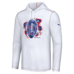 Buffalo Bills Graffiti Touchdown Pullover Hoodie White - Tommy Bahama