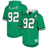 Reggie White Philadelphia Eagles Retired Player Name & Number Mesh Hoodie T-Shirt Kelly Green - Mitchell & Ness