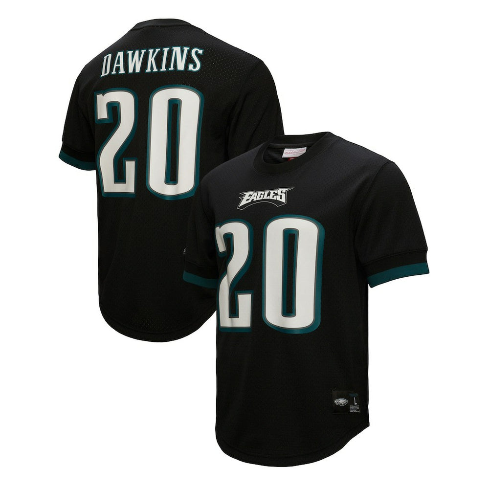 Brian Dawkins Philadelphia Eagles Retired Player Name & Number Mesh Top Black - Mitchell & Ness