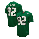 Reggie White Philadelphia Eagles Retired Player Name & Number Mesh Top Kelly Green - Mitchell & Ness