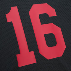 Joe Montana San Francisco 49ers Retired Player Name & Number Mesh Top Black - Mitchell & Ness