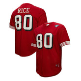 Jerry Rice San Francisco 49ers Retired Player Name & Number Mesh Top Scarlet - Mitchell & Ness