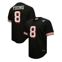 Steve Young San Francisco 49ers Retired Player Name & Number Mesh Top Black - Mitchell & Ness