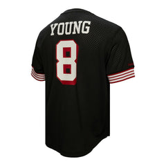 Steve Young San Francisco 49ers Retired Player Name & Number Mesh Top Black - Mitchell & Ness