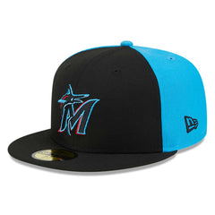 Miami Marlins New Era Gameday Sideswipe 59FIFTY Fitted Hat for sale