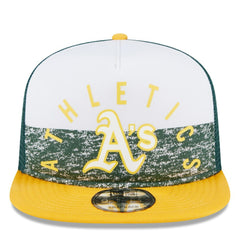 Athletics New Era Team Foam Front A-Frame Trucker 9FIFTY Snapback Hat On Sale