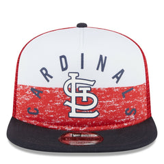 St. Louis Cardinals New Era Team Foam Front A-Frame Trucker 9FIFTY Snapback Hat discount