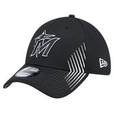 Miami Marlins New Era Active Dash Mark 39THIRTY Flex Hat On Sale