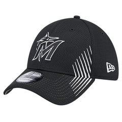 Miami Marlins New Era Active Dash Mark 39THIRTY Flex Hat On Sale