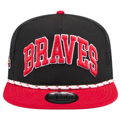 Atlanta Braves New Era Throwback Meshback Golfer Hat Clearance