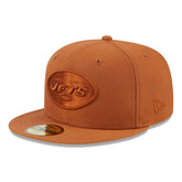 New York Jets New Era Color Pack 59FIFTY Fitted Hat Brown - NFL