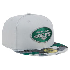 New York Jets New Era Active Camo 59FIFTY Fitted Hat Gray - NFL