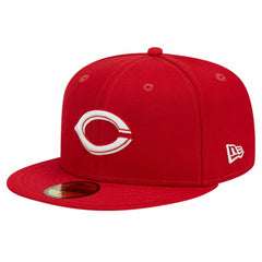 Cincinnati Reds New Era Logo 59FIFTY Fitted Hat Lifestyle