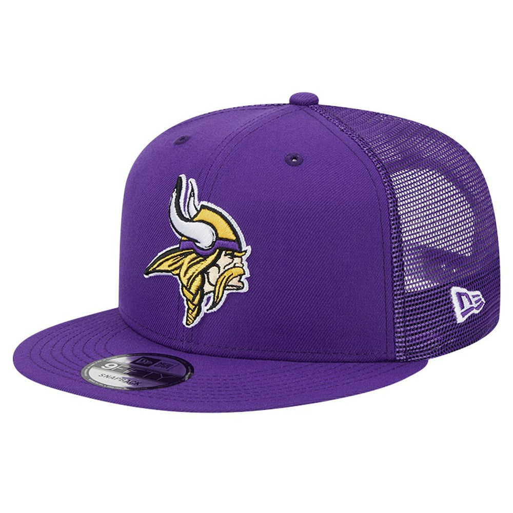 Minnesota Vikings New Era Main Trucker 9FIFTY Snapback Hat Purple - NFL