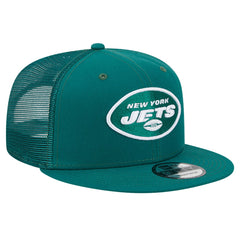 New York Jets New Era Main Trucker 9FIFTY Snapback Hat Green - NFL