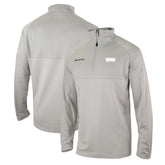Columbia - Sacramento Kings Omni-Wick Rockin' It Quarter-Zip Pullover Top - Heather Gray