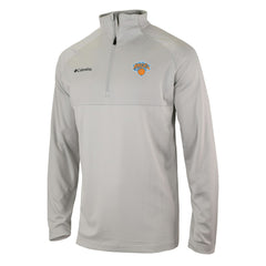 Columbia - New York Knicks Omni-Wick Rockin' It Quarter-Zip Pullover Top - Heather Gray